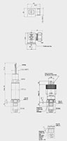 Dimensional Image for HDA 47XX Pressure Transducer (907304)