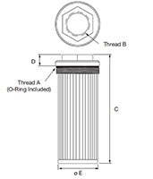 Dimensional Image for HTMS Tank Mounted Strainers (2078472)
