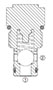 RV Cartridge Valves-Check Valves and Load, Ball Type (RV10A-01)