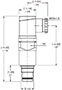 Dimensional Image for VD: High Pressure Type D: Visual & Electrical Switch (1284557)