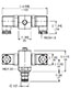 Dimensional Image for VD: High Pressure Type LZ: Visual & Electrical Switch (1311401)